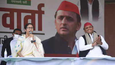 UP polls: Mamata Banerjee seeks support for ‘brother Akhilesh Yadav’