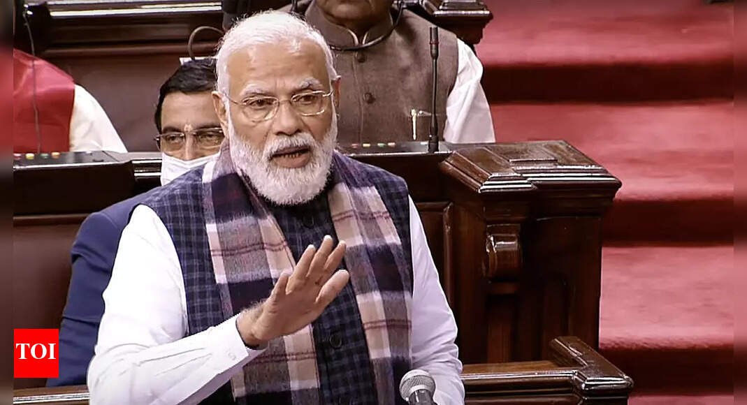 PM Modi gave election speech, did not address issues in Rajya Sabha ...
