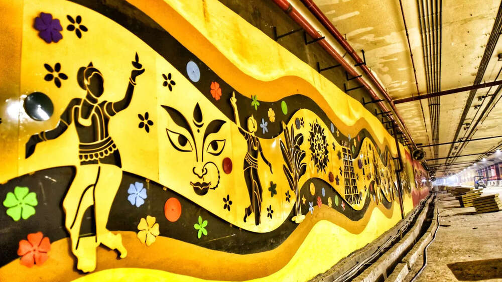 Photos Delhi tunnel to house world's longest mural The Times of India