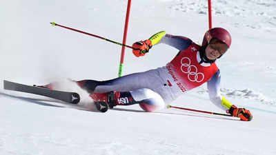 Beijing Olympics: More woe for Mikaela Shiffrin as she fails to finish Slalom skiing