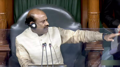 LS Speaker unhappy with MPs chatting with each other while standing during proceedings