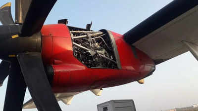 Mumbai-Bhuj aircraft takes flight after part of engine cover falls