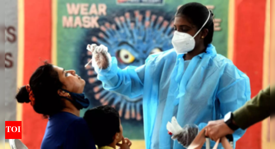 Delhi Covid Cases Update Covid cases a bit up, positivity rate down