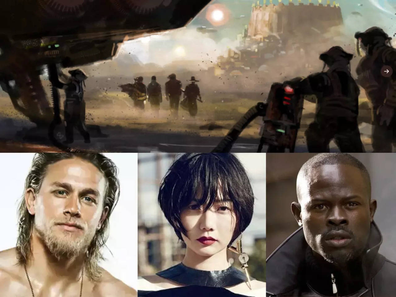 Charlie Hunnam & Sofia Boutella Are Joined By So Many Costars at