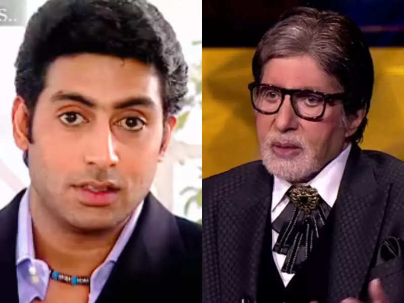 Abhishek Bachchan Imitates Father Amitabh Bachchan In This Throwback ...