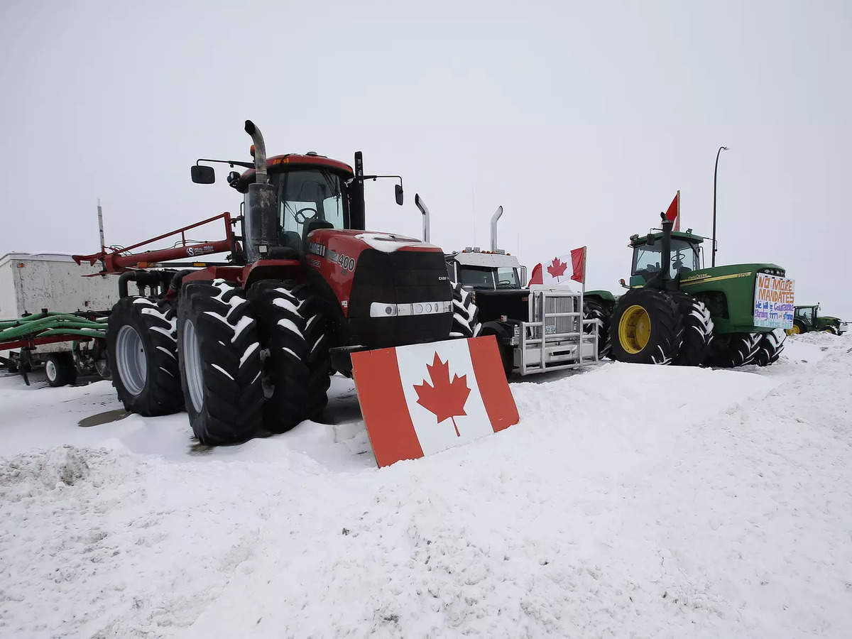 US Canada border protests