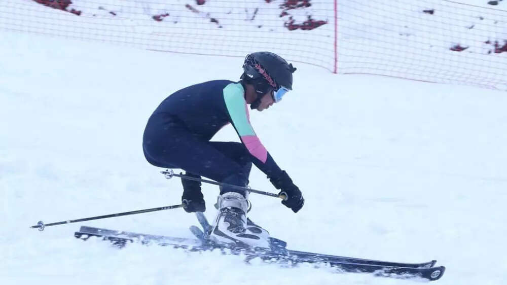 Uttarakhand Auli winter sports competition in photos The Times of India