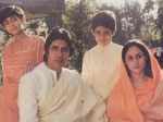 Abhishek Bachchan with his parents and sister