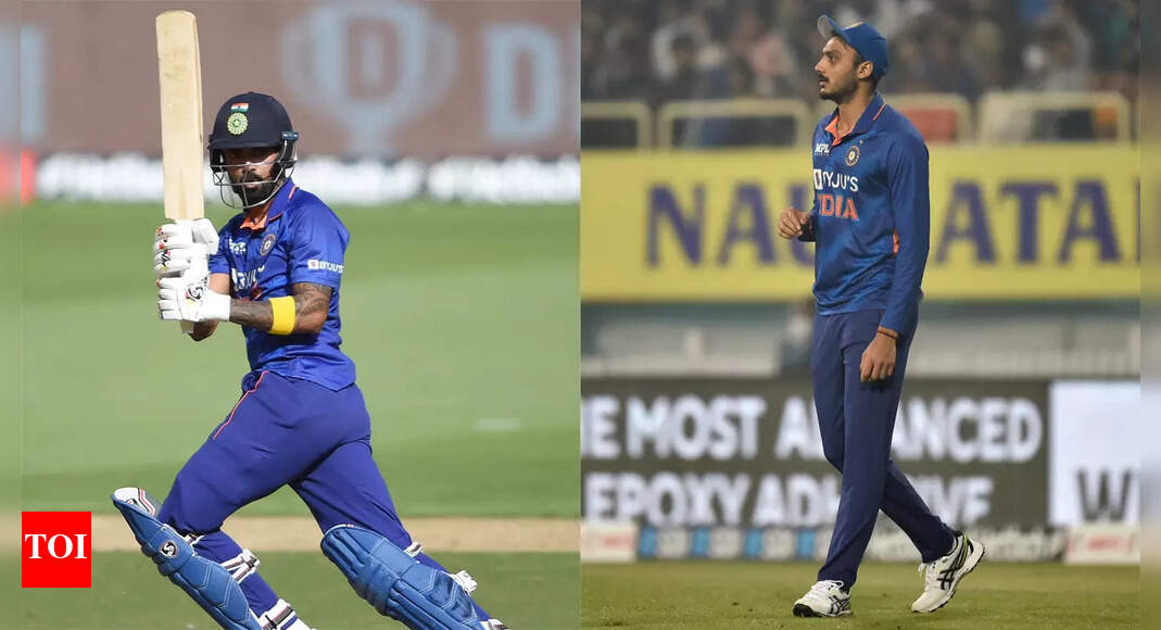 Rahul, Axar ruled out of T20I series against WI