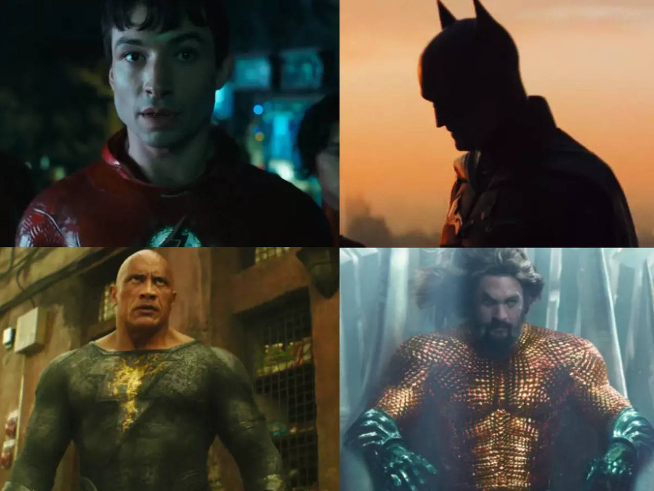 Warner Bros. gives fans a peek into DCEU with new 'Aquaman 2', 'Black  Adam', 'The Batman', 'The Flash' clip; Dwanye Johnson introduces 'Justice  Society' | English Movie News - Times of India