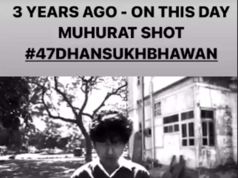 Naiteek Ravval shares a throwback video from the sets of '47 Dhansukh