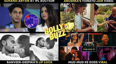 BollyBuzz: Aryan-Suhana at IPL Auction; Ranveer-Deepika's kiss of love; Jacqueline-Michele's song goes viral