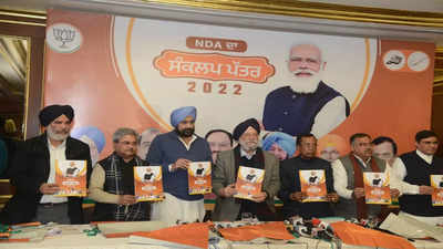 Punjab polls: BJP-led alliance releases manifesto; announces 75% reservation for Punjabis in govt jobs