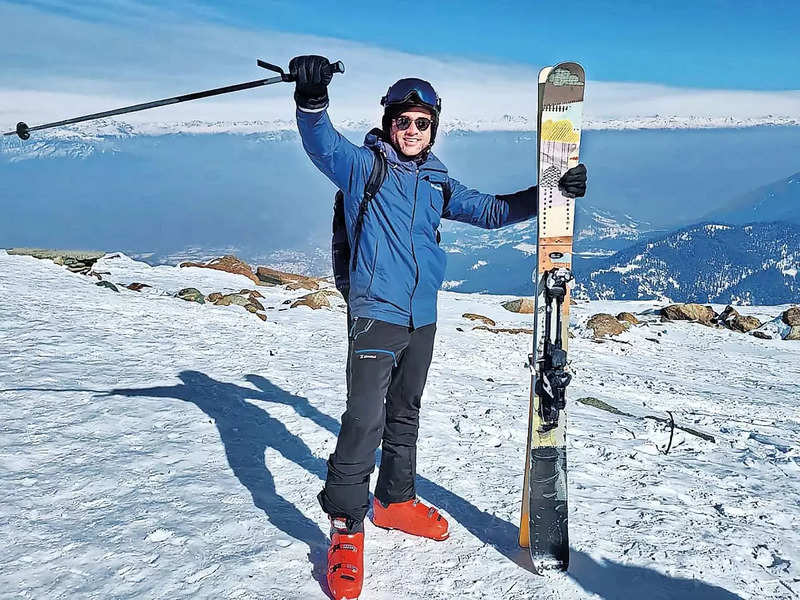 navdeep: Skiing can be therapeutic once you get the hang of it: Navdeep |  Telugu Movie News - Times of India