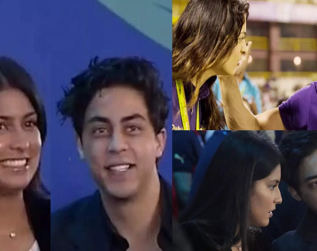 
Netizens compare Aryan Khan and Jahnavi Mehta with Shah Rukh Khan and Juhi Chawla after their pictures from IPL Player Auction 2022 go viral

