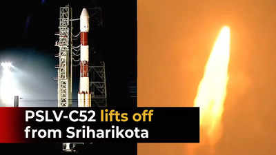 Isro successfully launches Earth Observation Satellite, two other co-passengers on PSLV-C52