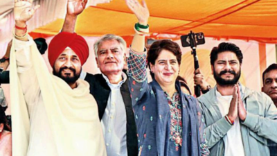 Punjab assembly elections: Captain Amarinder Singh removed as BJP at Centre was running his govt, says Priyanka Gandhi Vadra
