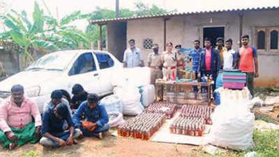 Fake liquor making unit busted in Tamil Nadu, six arrested