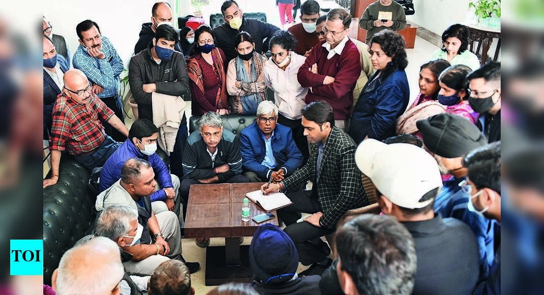 Relay Hunger Strike Starts With 7 Demands Gurgaon News Times of India