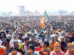 BJP's election campaign goes full throttle in UP; see pics