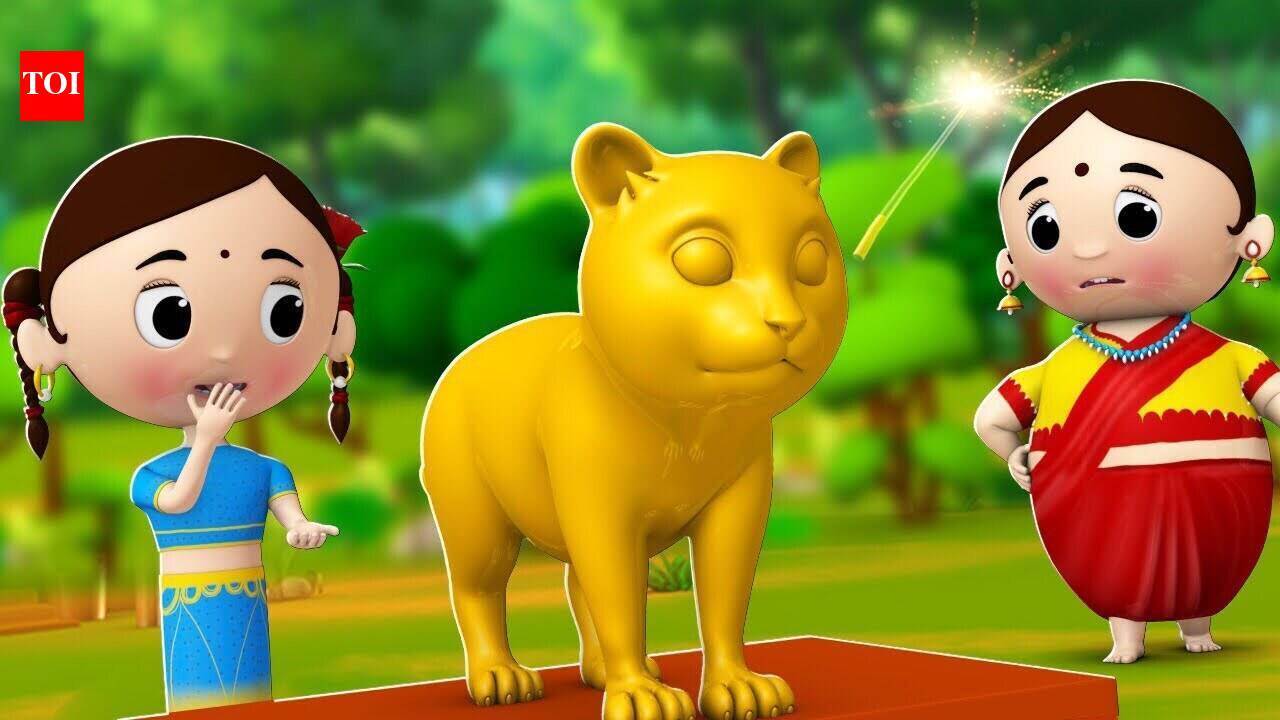 Most Popular Kids Shows In Hindi - Magical Golden Cat | Videos For Kids ...