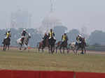 A polo match in progress