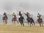 A polo match in progress