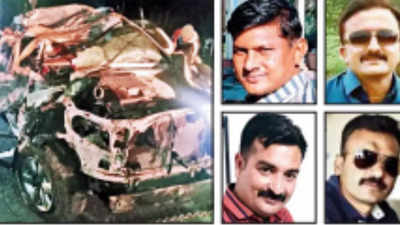 4 Gujarat cops, an accused killed in mishap on Delhi-Jaipur NH