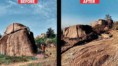 Telangana: Khajaguda’s heritage rocks turning to dust