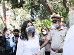 Pictures of teary-eyed Kajol and other Bollywood stars arriving to pay their respects to Bappi Lahiri will make leave you emotional