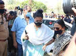 Pictures of teary-eyed Kajol and other Bollywood stars arriving to pay their respects to Bappi Lahiri will make leave you emotional