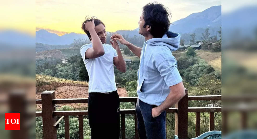 Dhanush shares first post since divorce announcement; posts sweet father-son moment with Yathra Dhanush – Times of India