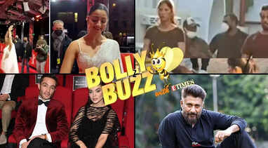 Bolly Buzz: Alia Bhatt stuns in a saree at Berlinale; Salman Khan and Katrina Kaif on the sets of 'Tiger 3'