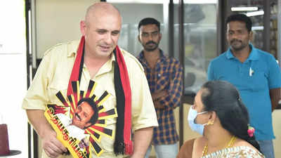 Tamil Nadu civic polls: Romanian man campaigns for DMK, lands in soup