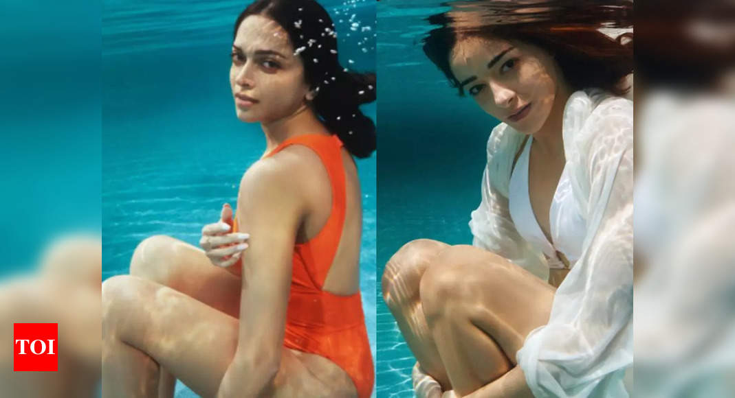 Deepika Padukone and Ananya Panday channel their inner mermaid for a stunning underwater shoot – Times of India