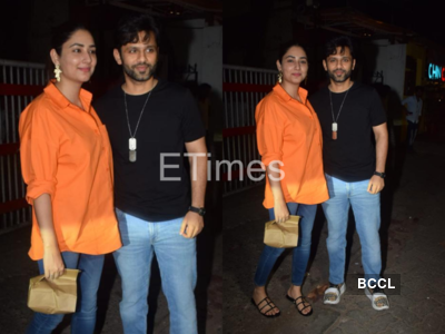 Disha Parmar reacts to pregnancy rumours after stepping out wearing an oversized shirt for dinner with hubby Rahul Vaidya