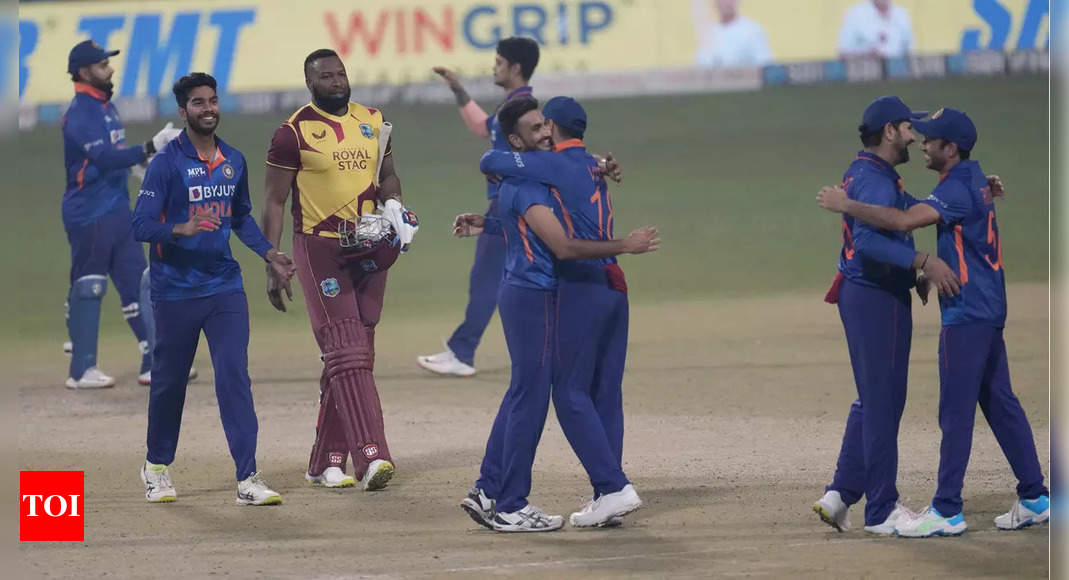 India vs West Indies, 2nd T20I: Bhuvi magic derails West Indies as India seal series with 8-run win | Cricket News – Times of India