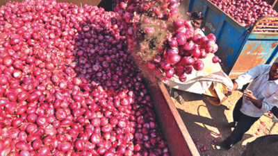 Maharashtra's onion exports dip 35% last year | Nashik News - Times of ...