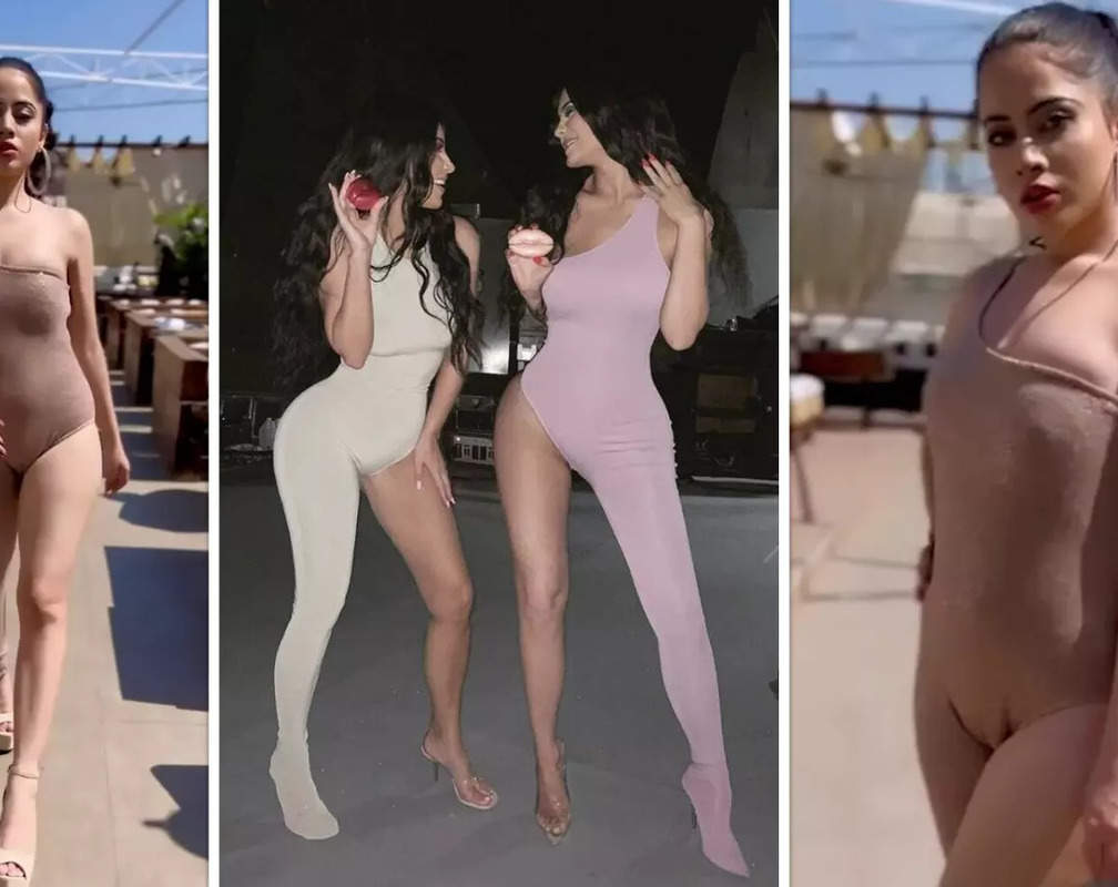 
Urrffi Javed copies Kim Kardashian-Kylie Jenner's outfit, gets brutally trolled
