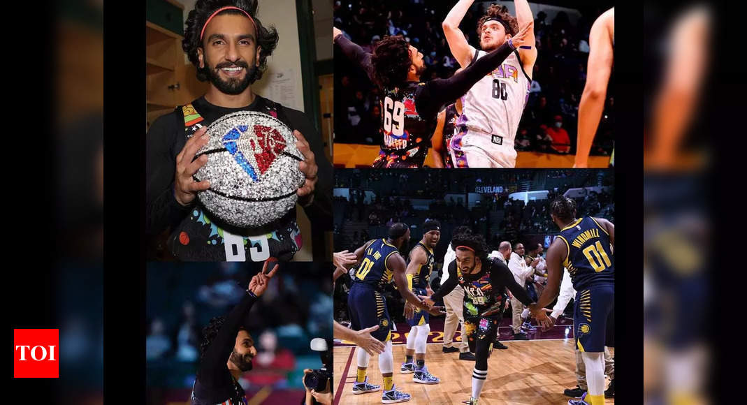 Ranveer Singh displays his favorite NBA jerseys