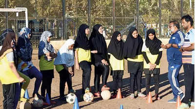 With football, hijab-clad girls break new ground