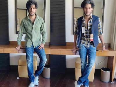 Dulquer Salmaan shares a series of photos from 'Hey Sinamika' outfit trials