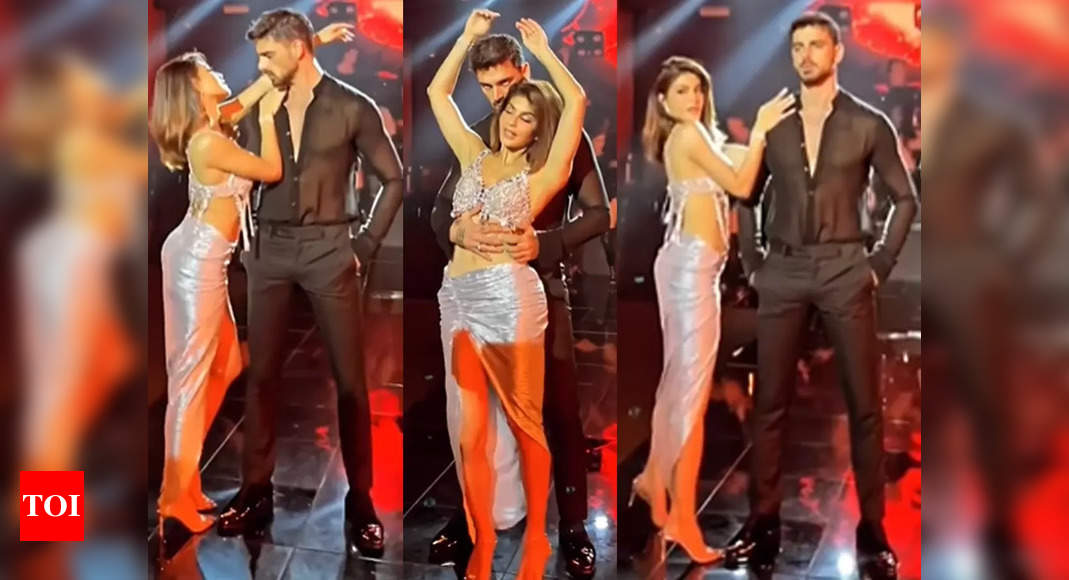 Jacqueline Fernandez and Michele Morrone burn the dance floor with