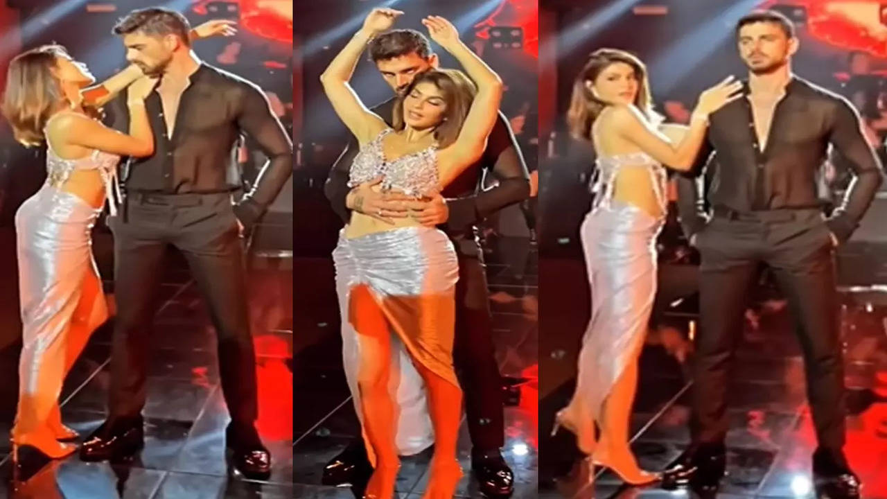 Jacqueline Fernandez and Michele Morrone burn the dance floor with