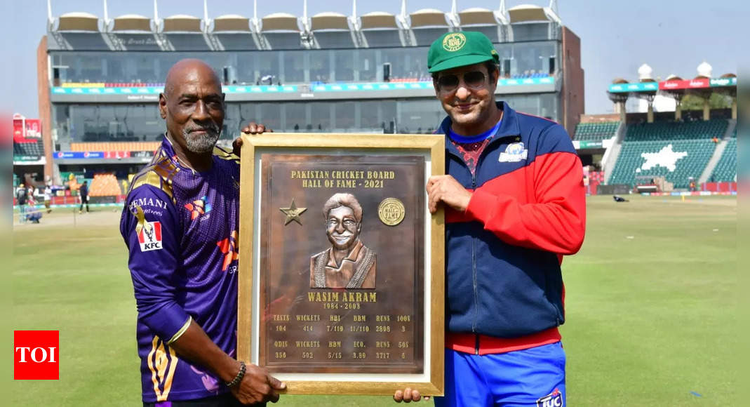 Wasim Akram inducted into PCB Hall of Fame | Cricket News – Times of India