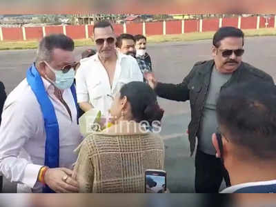 Sanjay Dutt arrives at AP 50-years celebration: Watch EXCLUSIVE