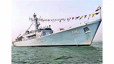 Navy training vessel INS Tir turns 36