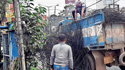 150km of dead TV cables, net wires to be removed from 10 Kolkata stretches