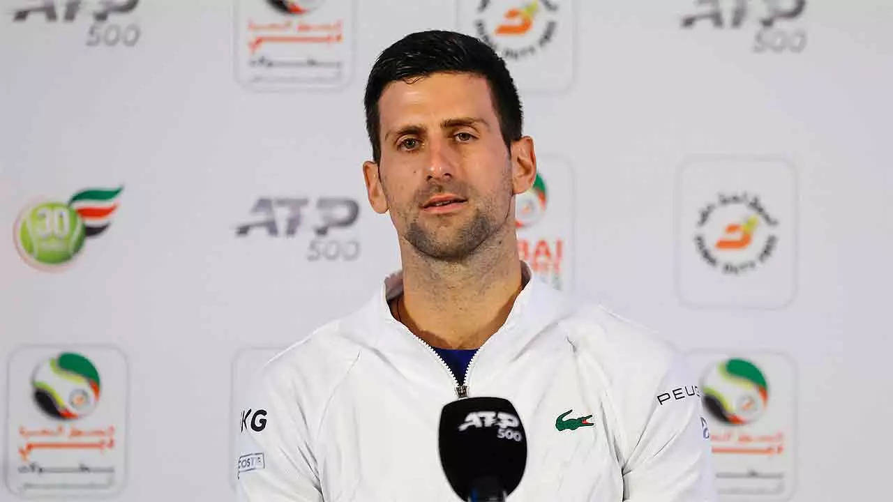 Novak Djokovic – Press Conference - Dubai Duty Free Tennis