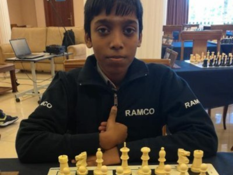 16 years old R Praggnanandhaa beats World Champion in Airthings Masters chess